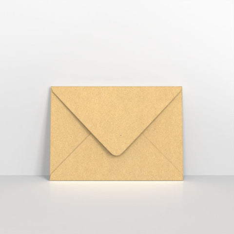 Recycled Kraft Fleck V Flap Envelopes - 110gsm C5 - 162 x 229mm