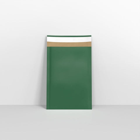 Dark Green Eco Friendly Bubble Bag Mailers - 165 x 100mm