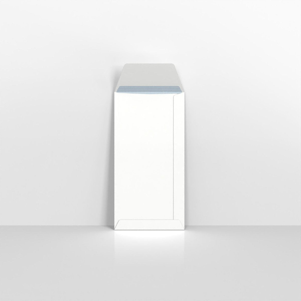 White Blue Opaque Self Seal Business Envelopes - Without Window Pocket DL - 220 x 110mm