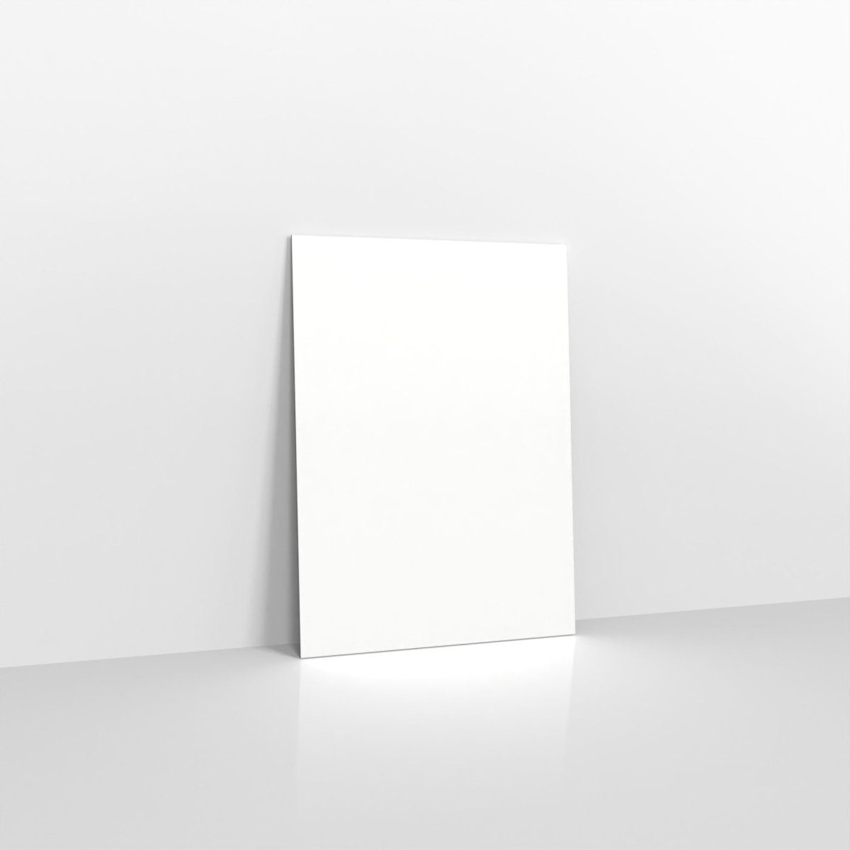 White Blue Opaque Peel and Seal Business Envelopes - No Without Window