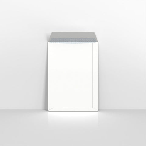 512C - White Blue Opaque Peel and Seal Business Envelopes - Business Envelopes