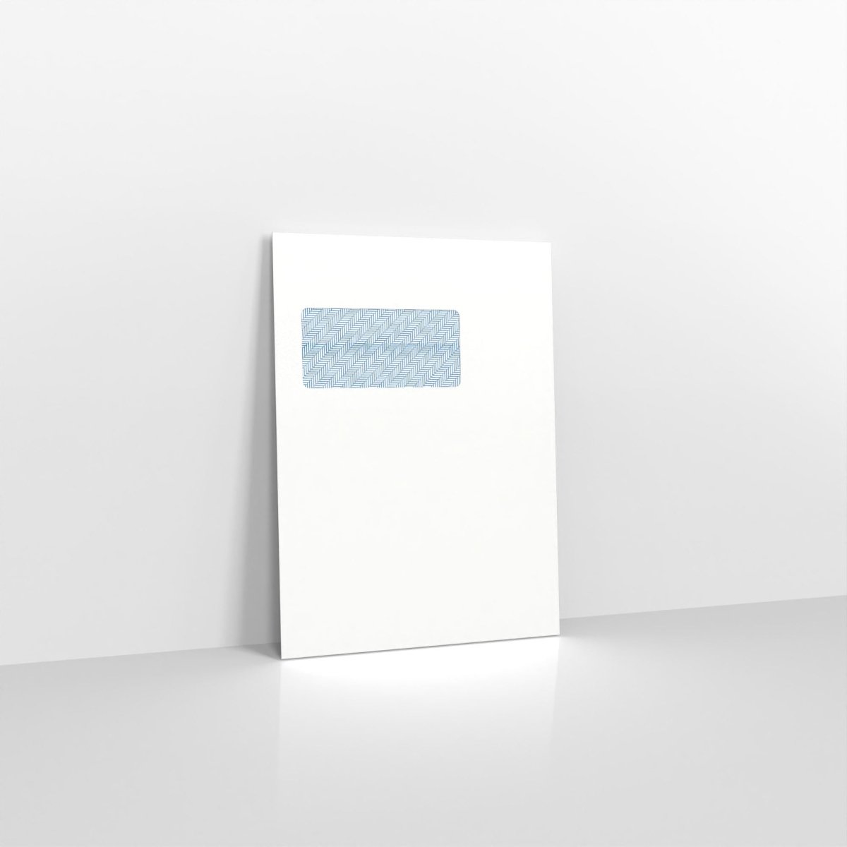 White Blue Opaque Self Seal Business Envelopes - With Window Pocket C5 - 162 x 229mm