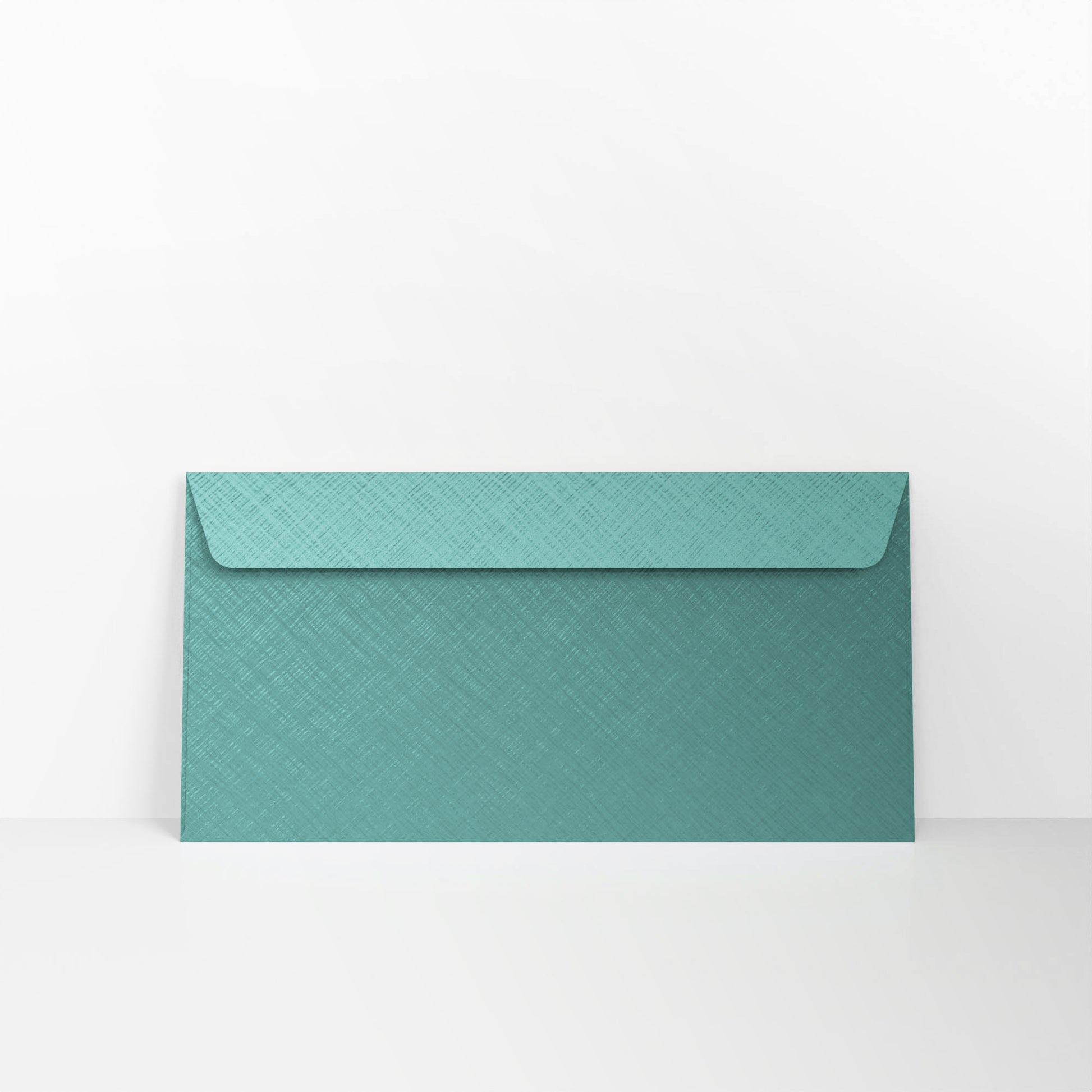 Forest Green Textured Envelopes - DL - 110 x 220mm