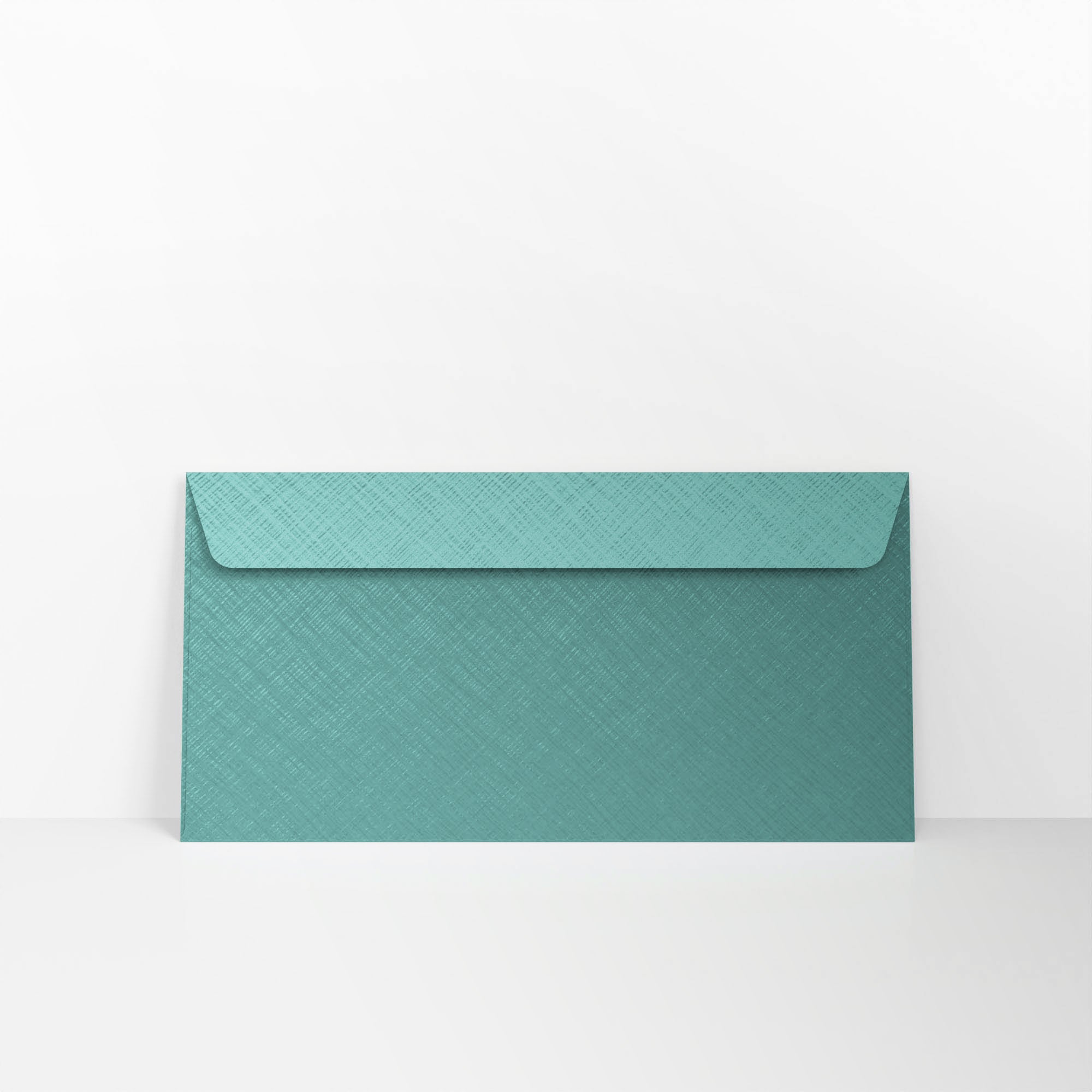 Forest Green Textured Envelopes - DL - 110 x 220mm