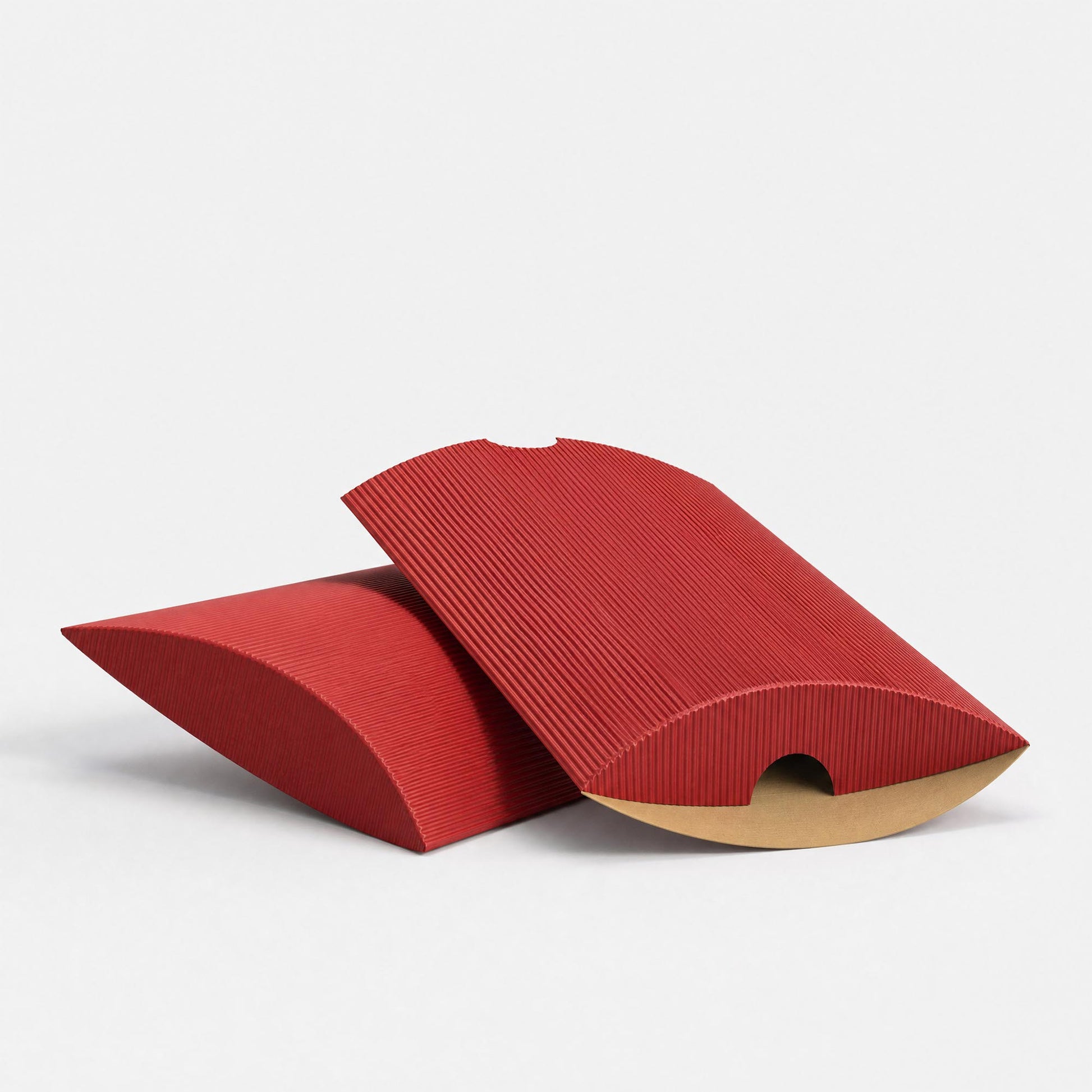 Red Corrugated Pillow Boxes - C5 - 162 x 229mm