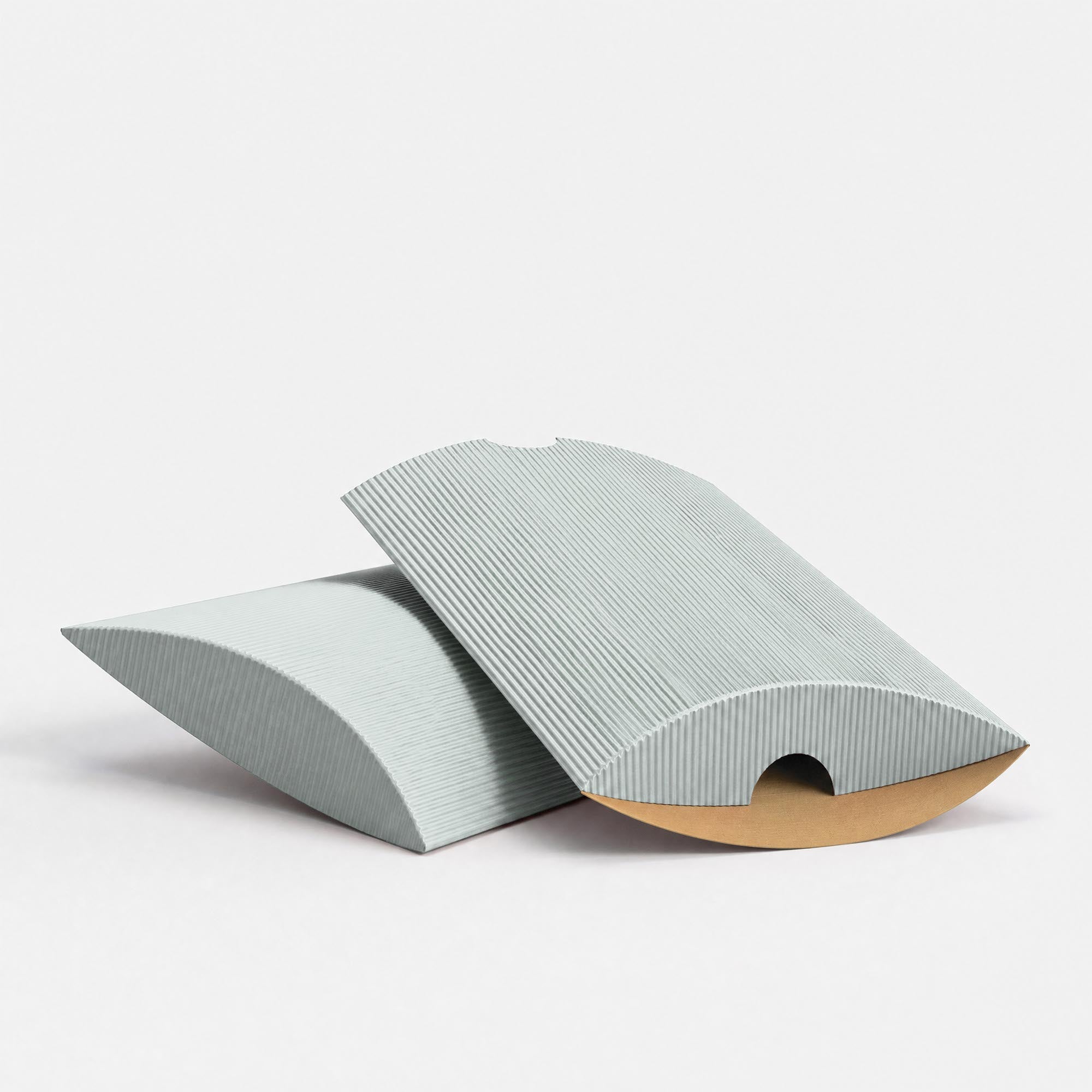Silver Corrugated Pillow Boxes - C5 - 162 x 229mm