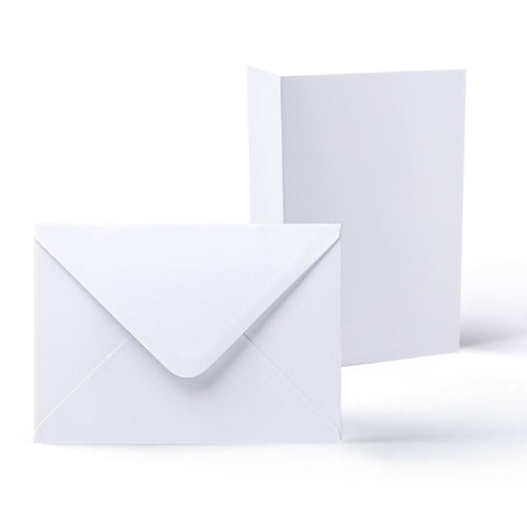 White V-Flap Envelope & Smooth Card Pack - 185 x 270 x 23 mm