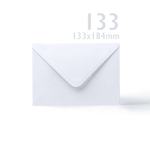 White V-Flap Envelope & Smooth Card Pack - 185 x 270 x 23 mm