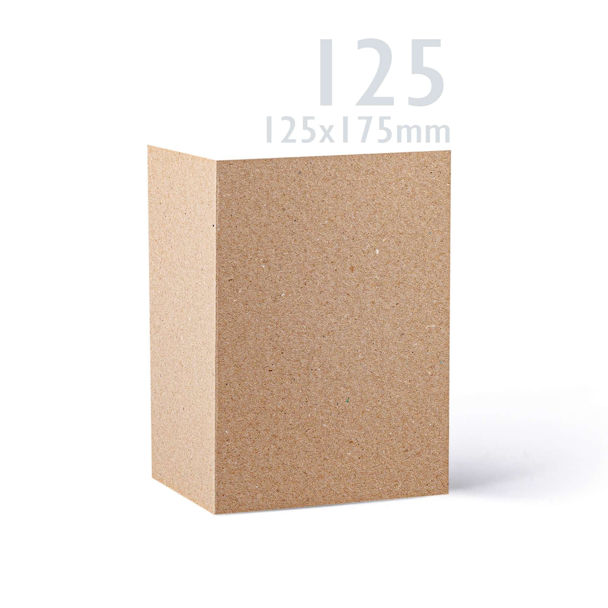Kraft V-Flap Envelope & Kraft Card Pack - 133 x 184 mm + 125 x 175 mm