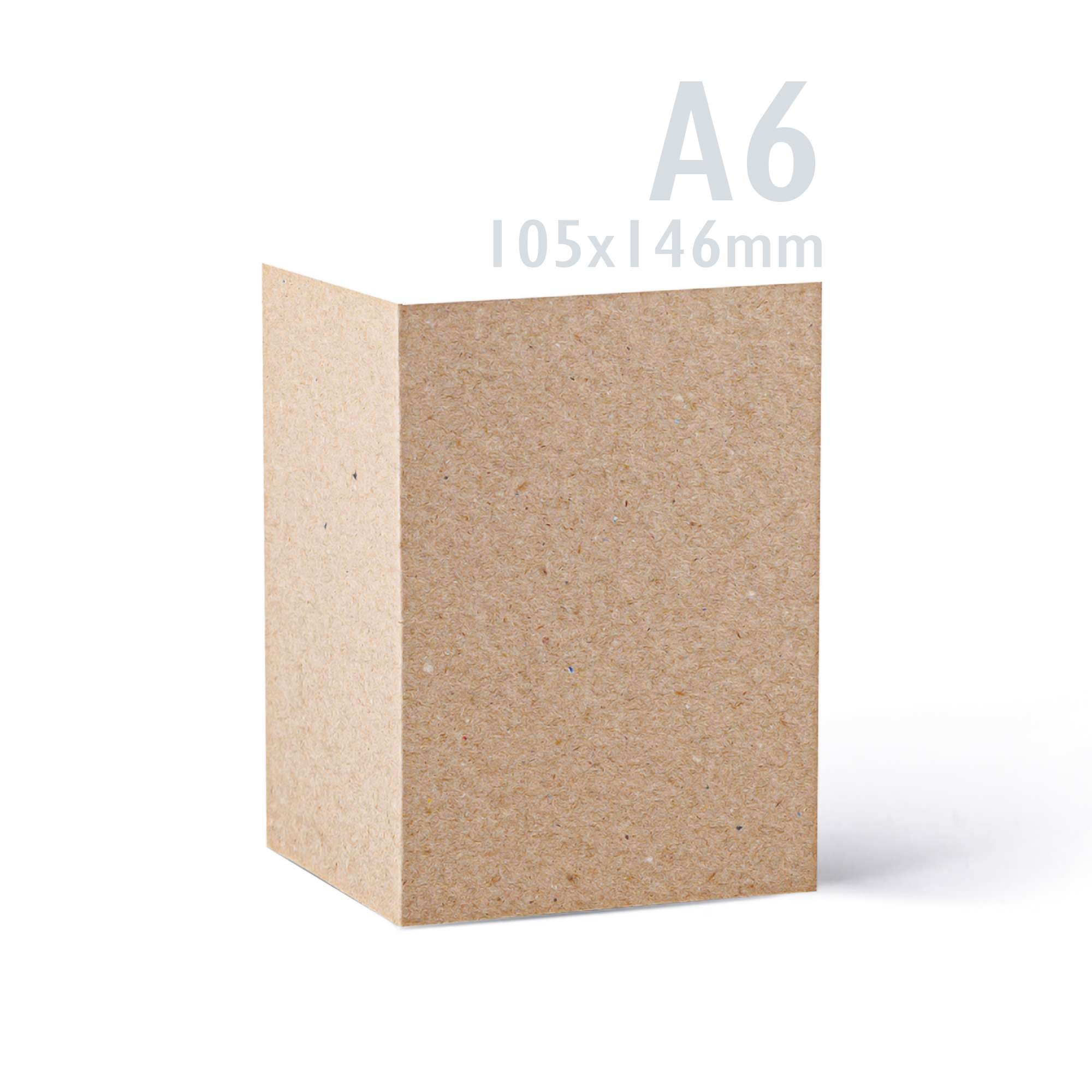 Kraft V-Flap Envelope & Kraft Card Pack - 114 x 162 mm + 105 x 148 mm