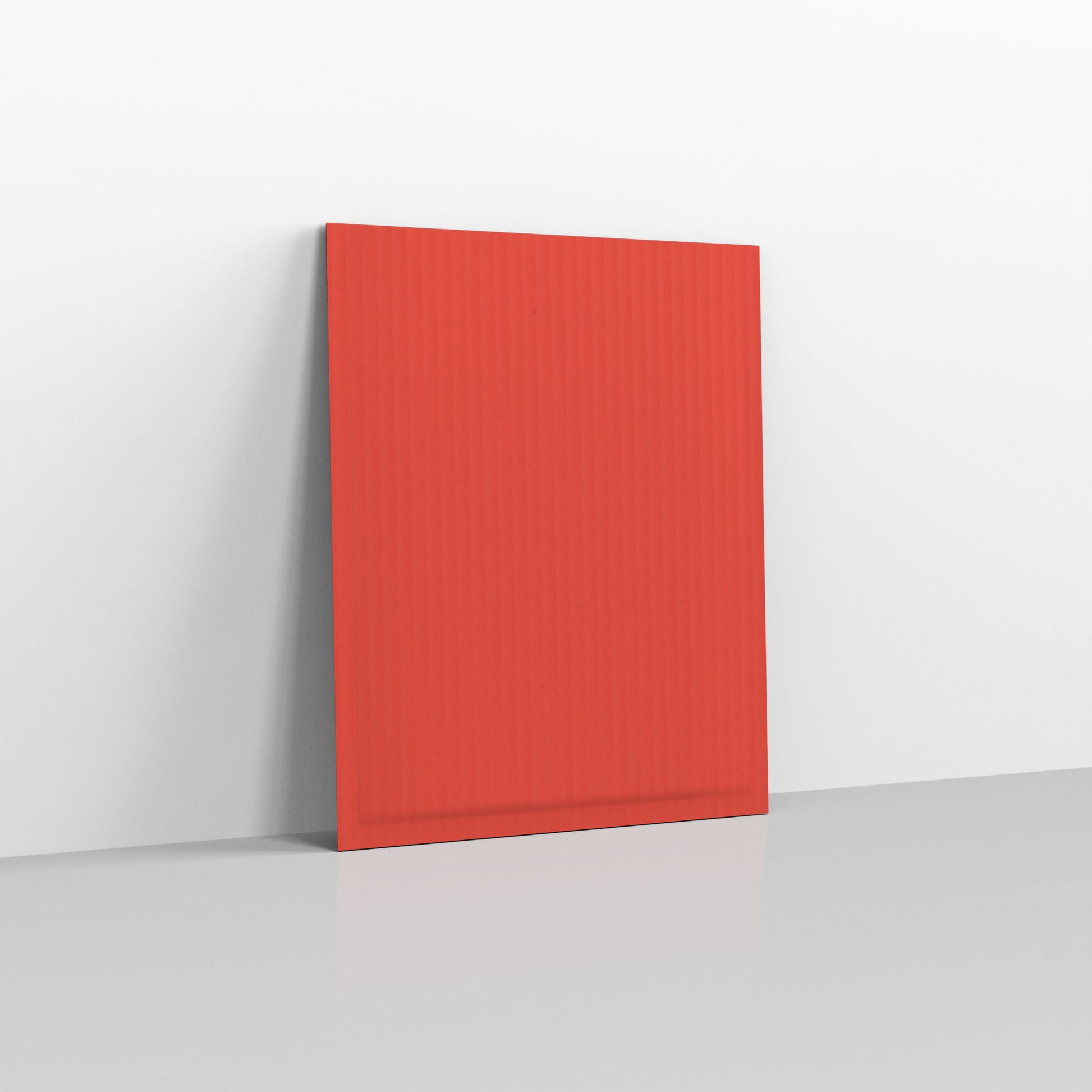Red Corrugated Paper Bubble Bag Mailers - 470 x 350mm