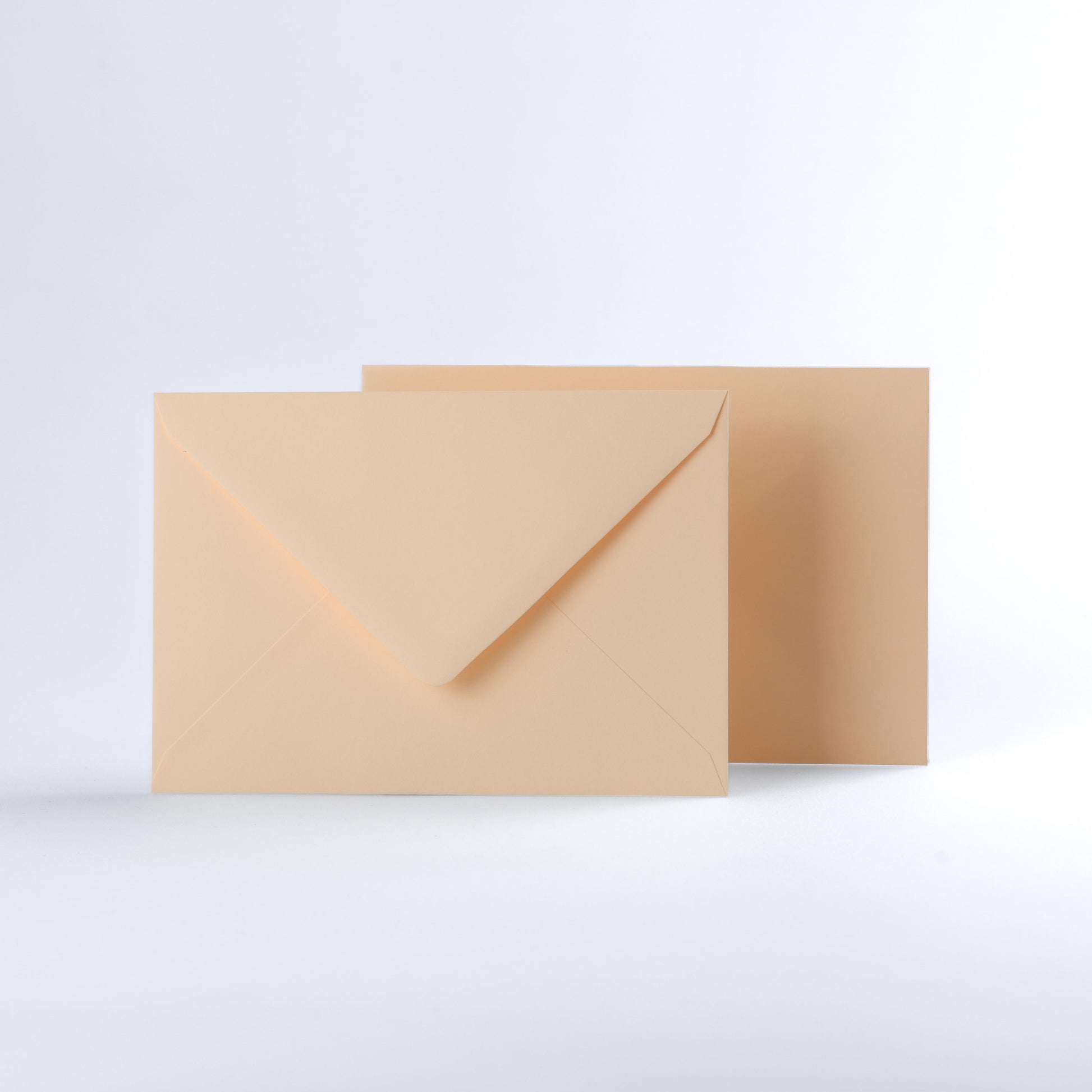 Magnolia Coloured Gummed V Flap Envelopes - 125 x 175mm