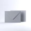 Pale Grey Coloured Gummed V Flap Envelopes - 125 x 175mm