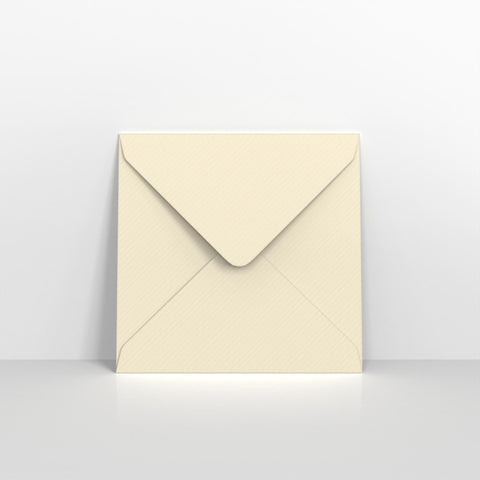 Ivory Coloured Gummed V Flap Envelopes