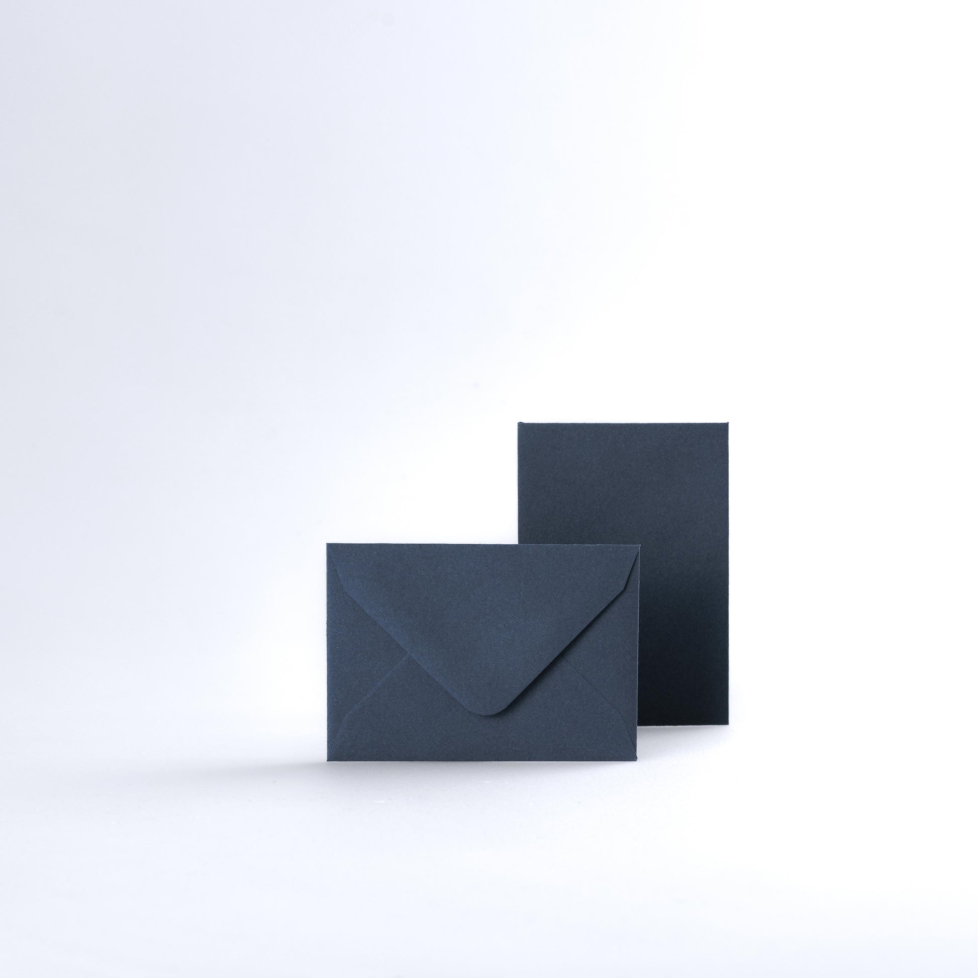 Dark Blue Coloured Gummed V Flap Envelopes - 65 x 94mm