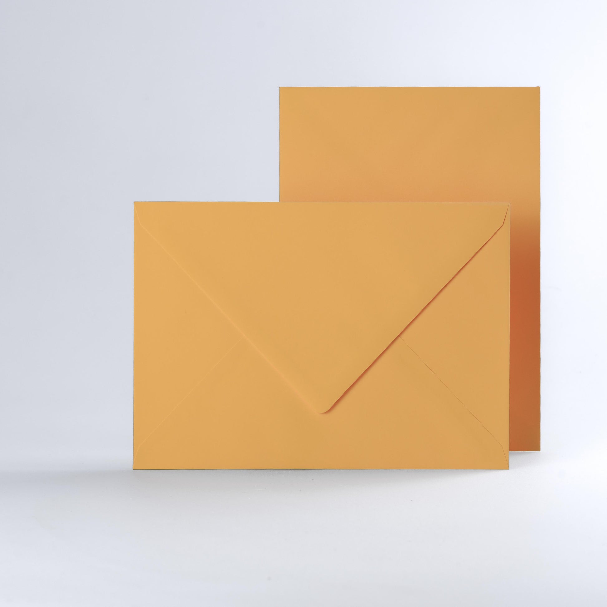 Dark Yellow Coloured Gummed V Flap Envelopes - C5 - 162 x 229mm