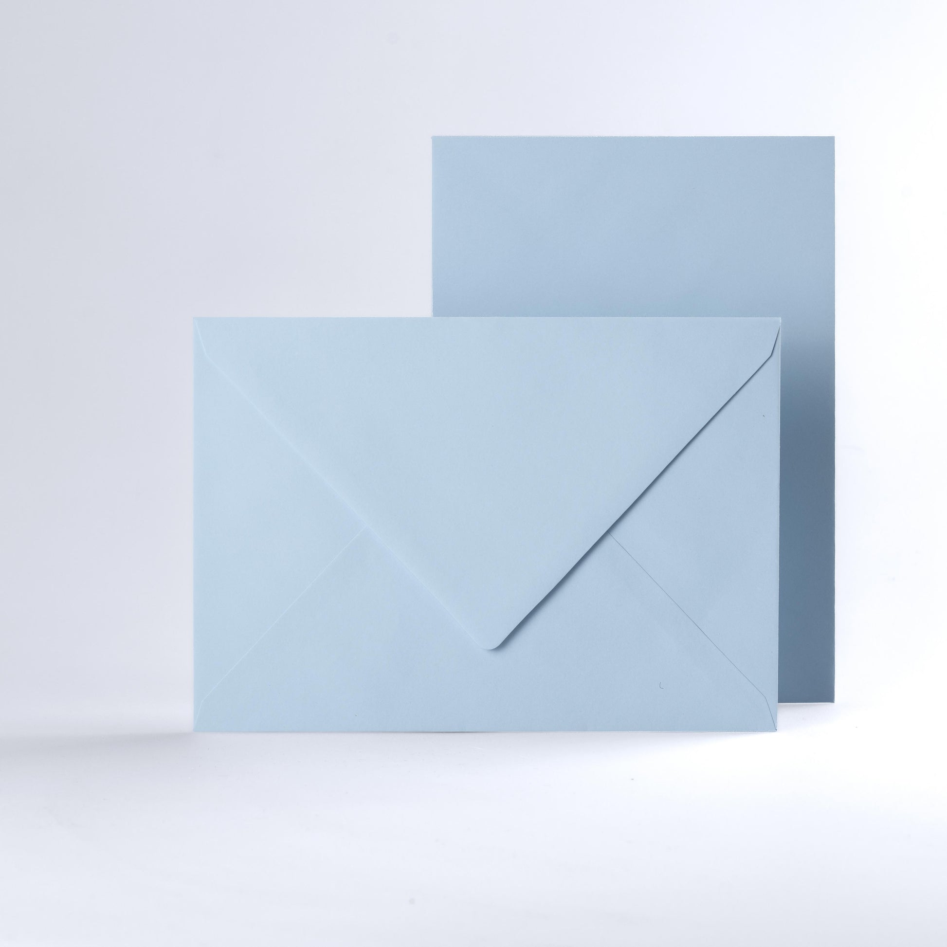 Pale Blue Coloured Gummed V Flap Envelopes - C5 - 162 x 229mm
