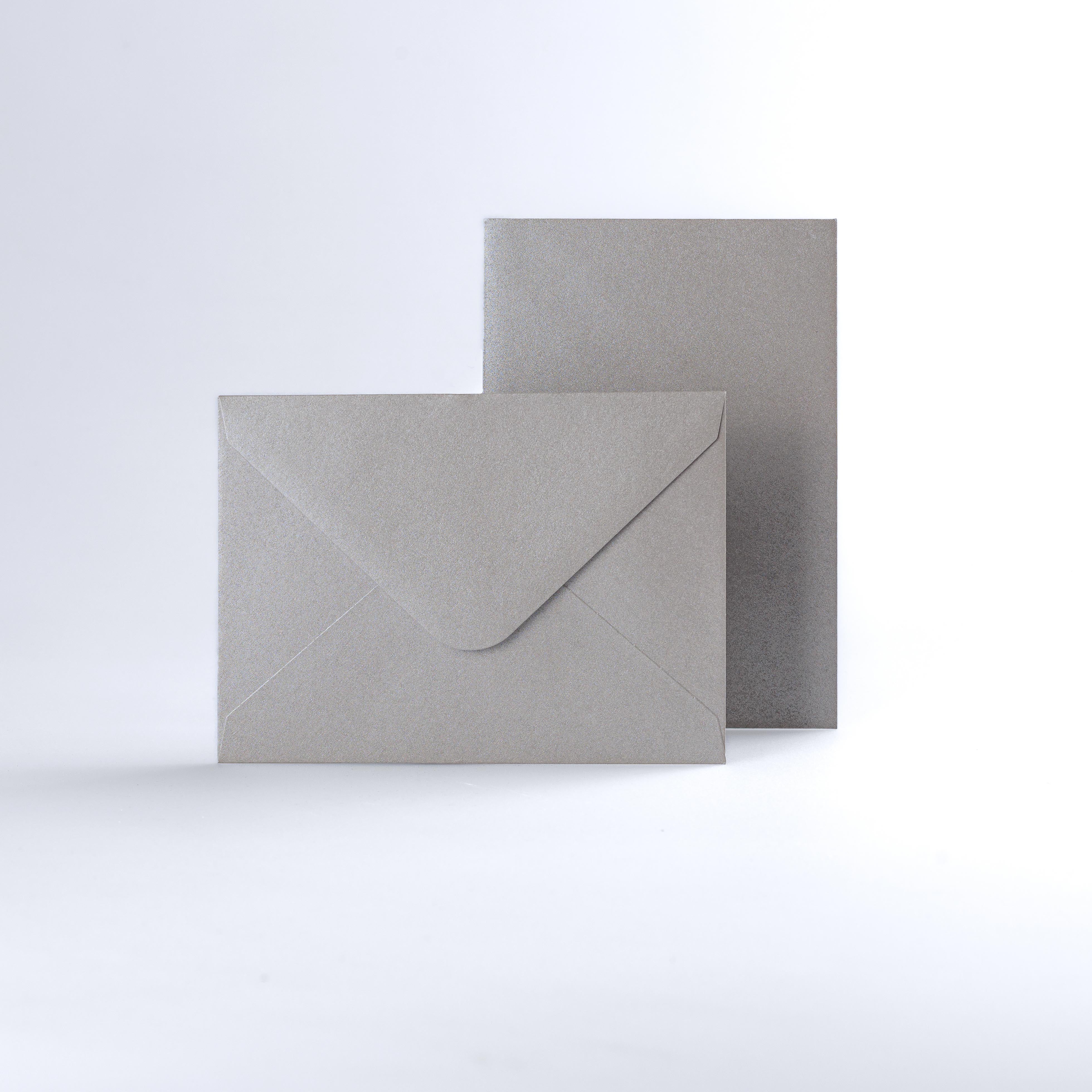 Silver Gummed V Flap Envelopes - C6 - 114 x 162mm