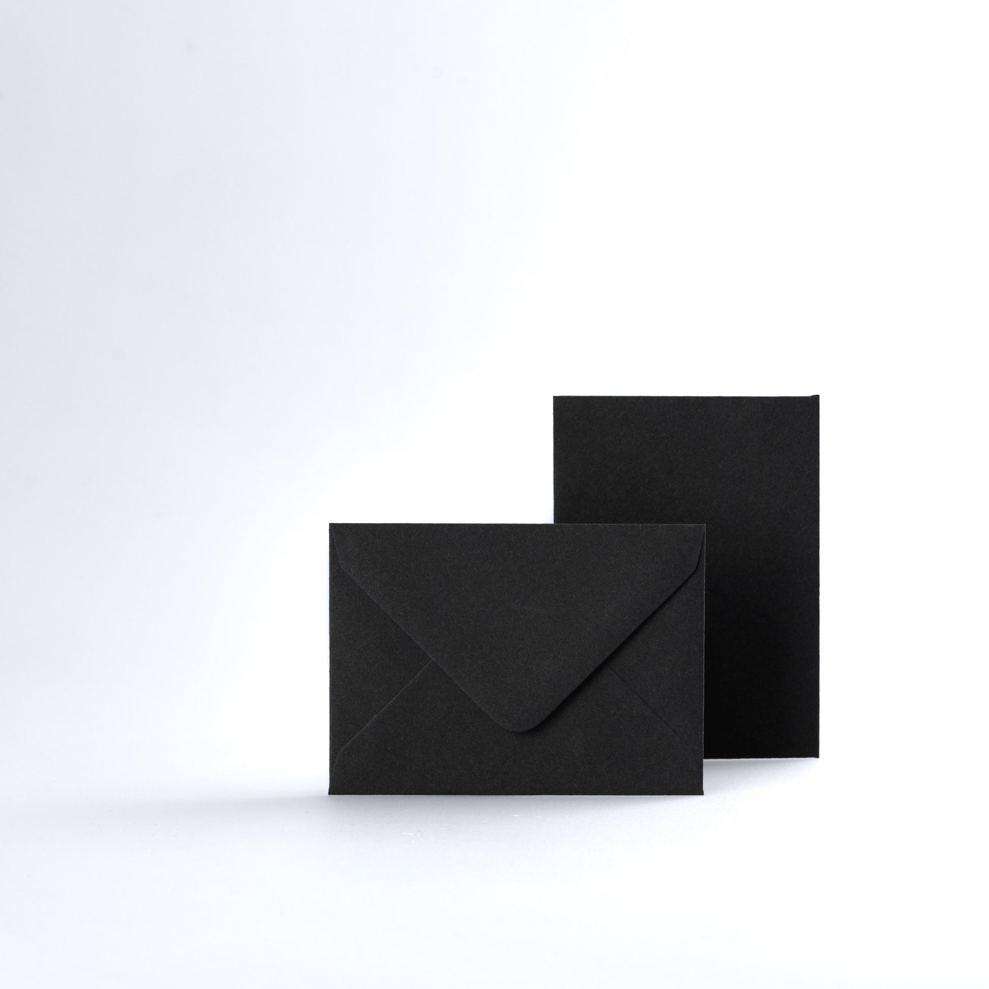 Black Coloured Gummed V Flap Envelopes - C7 - 82 x 113mm