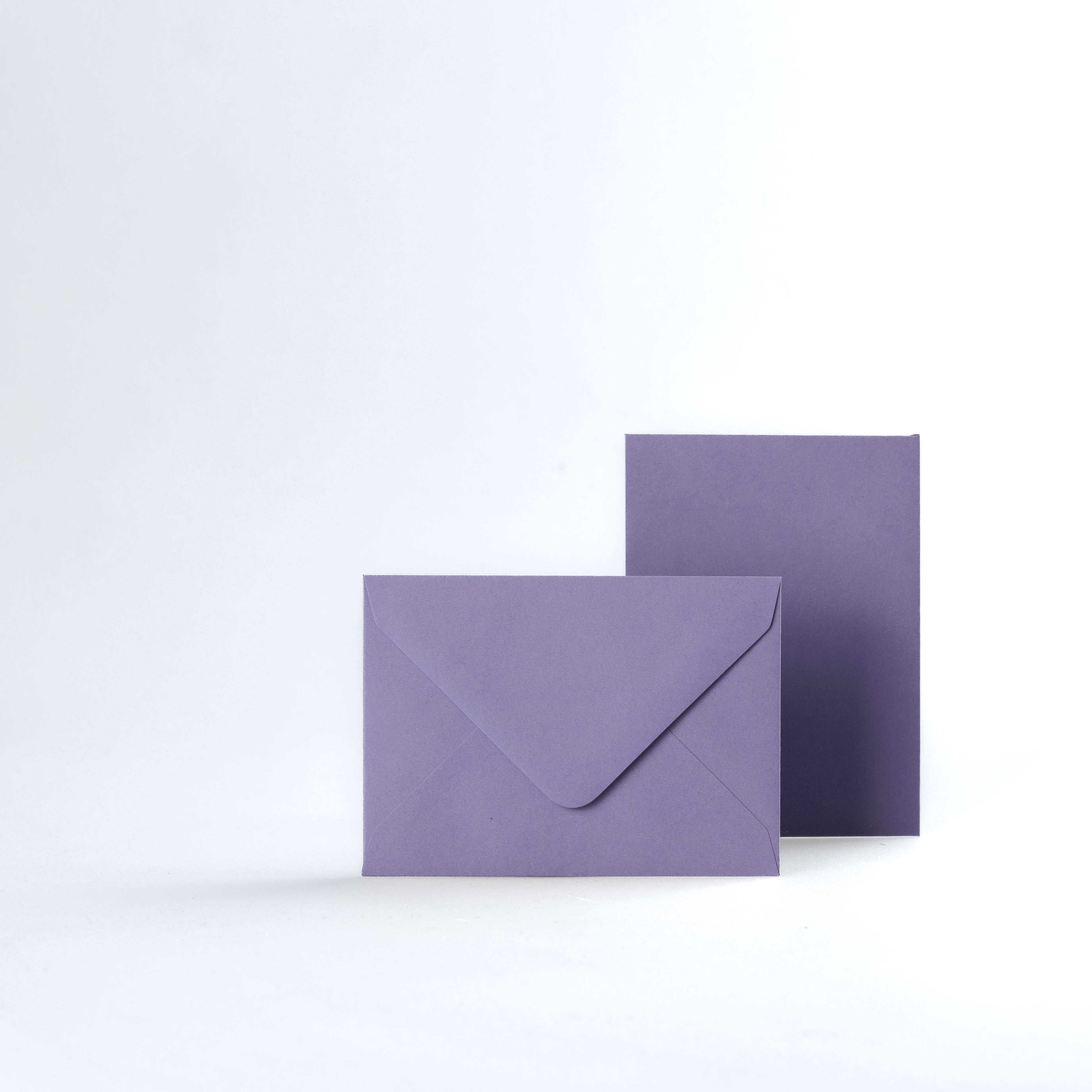 Purple Coloured Gummed V Flap Envelopes - 120gsm C7 - 82 x 113mm