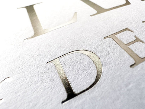 Custom Foil Printing Example 