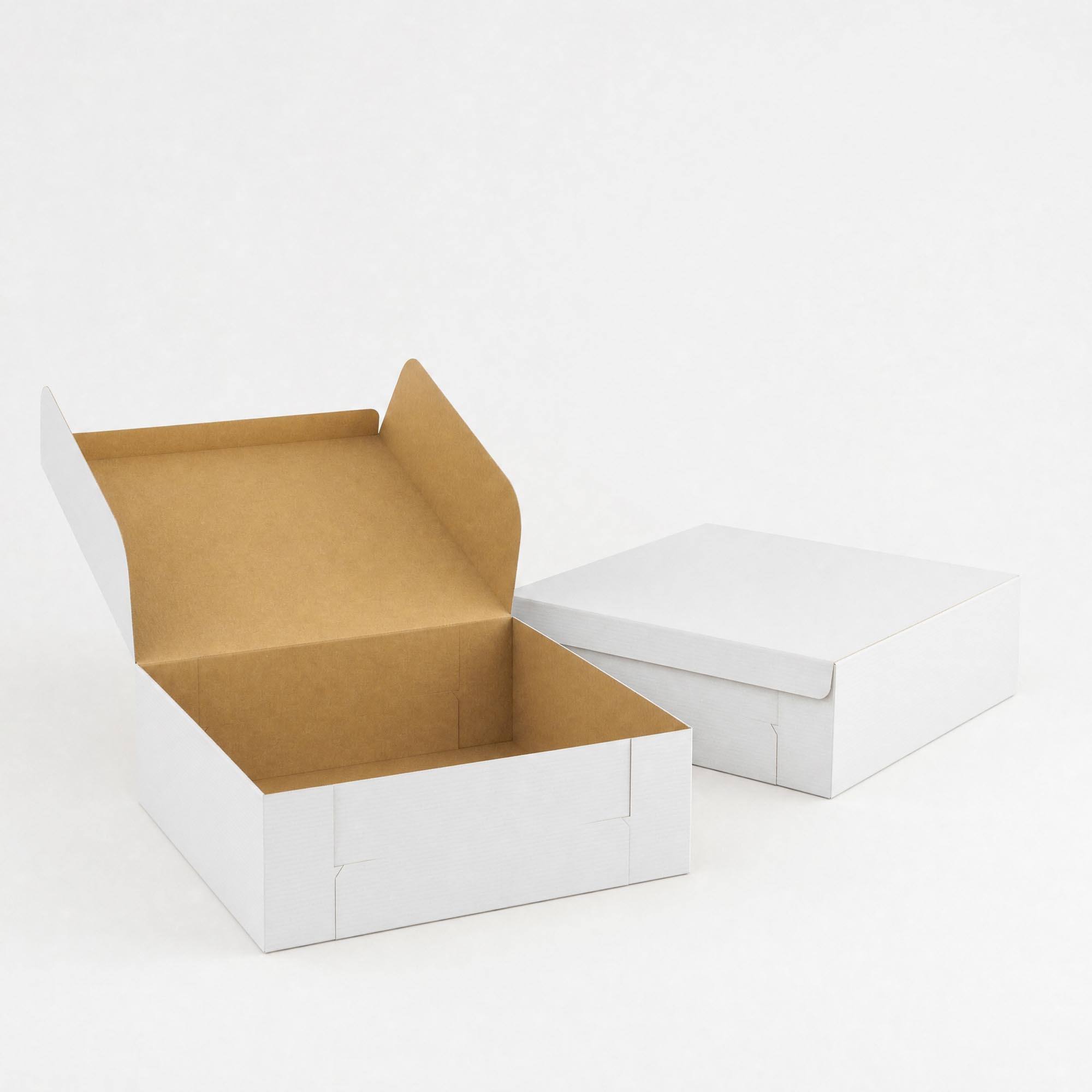 White Cardboard Boxes - 280 x 280 x 100mm