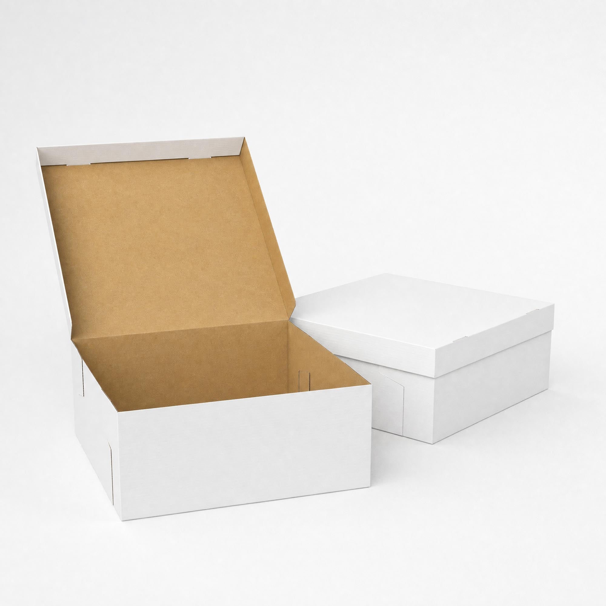 White Cardboard Boxes - 300 x 300 x 150mm