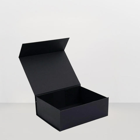 Black Magnetic Rigid Gift Box - 205 x 205 x 105mm