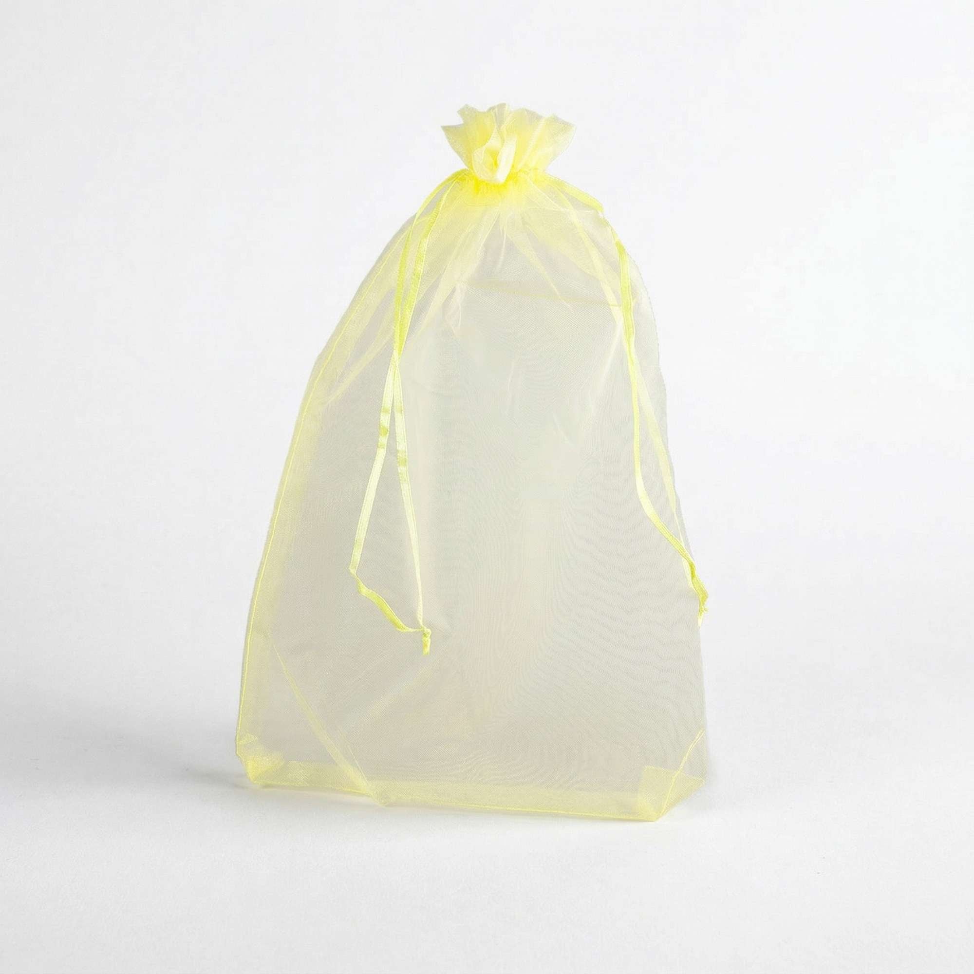 Yellow Organza Bag - 170 x 120mm