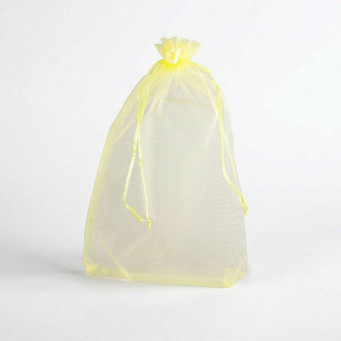 Yellow Organza Bag - 170 x 120mm