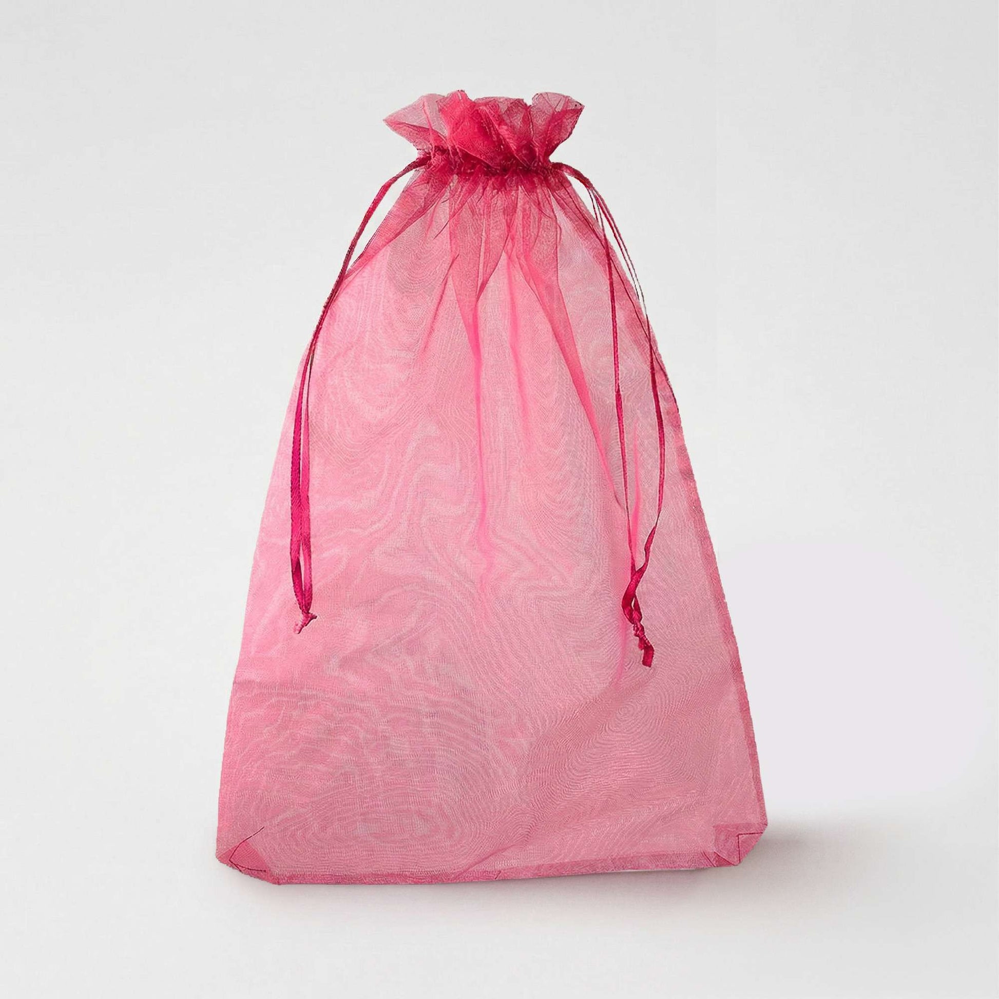 Burgundy Organza Bag - 300 x 200mm