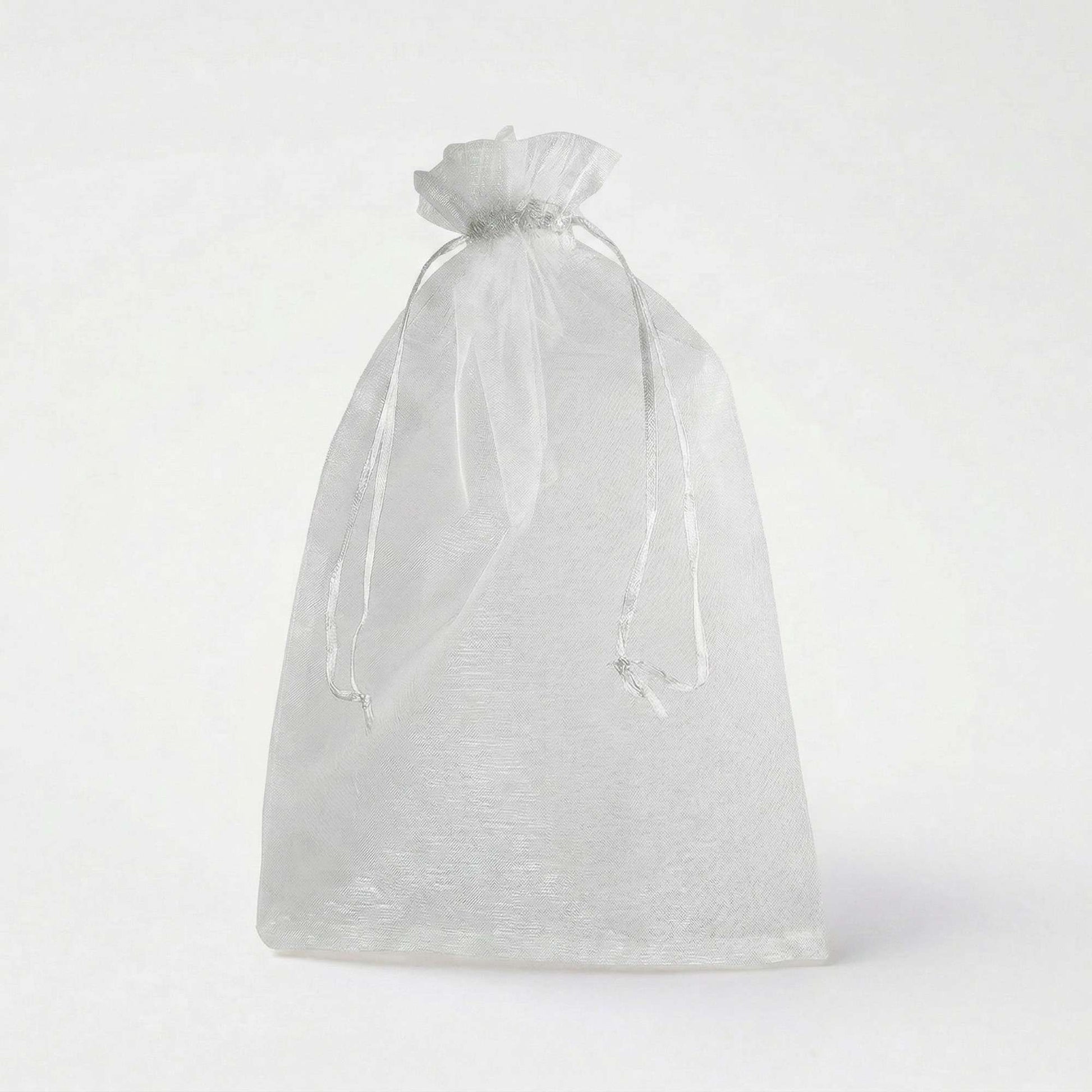 Silver Grey Organza Bag - 300 x 200mm
