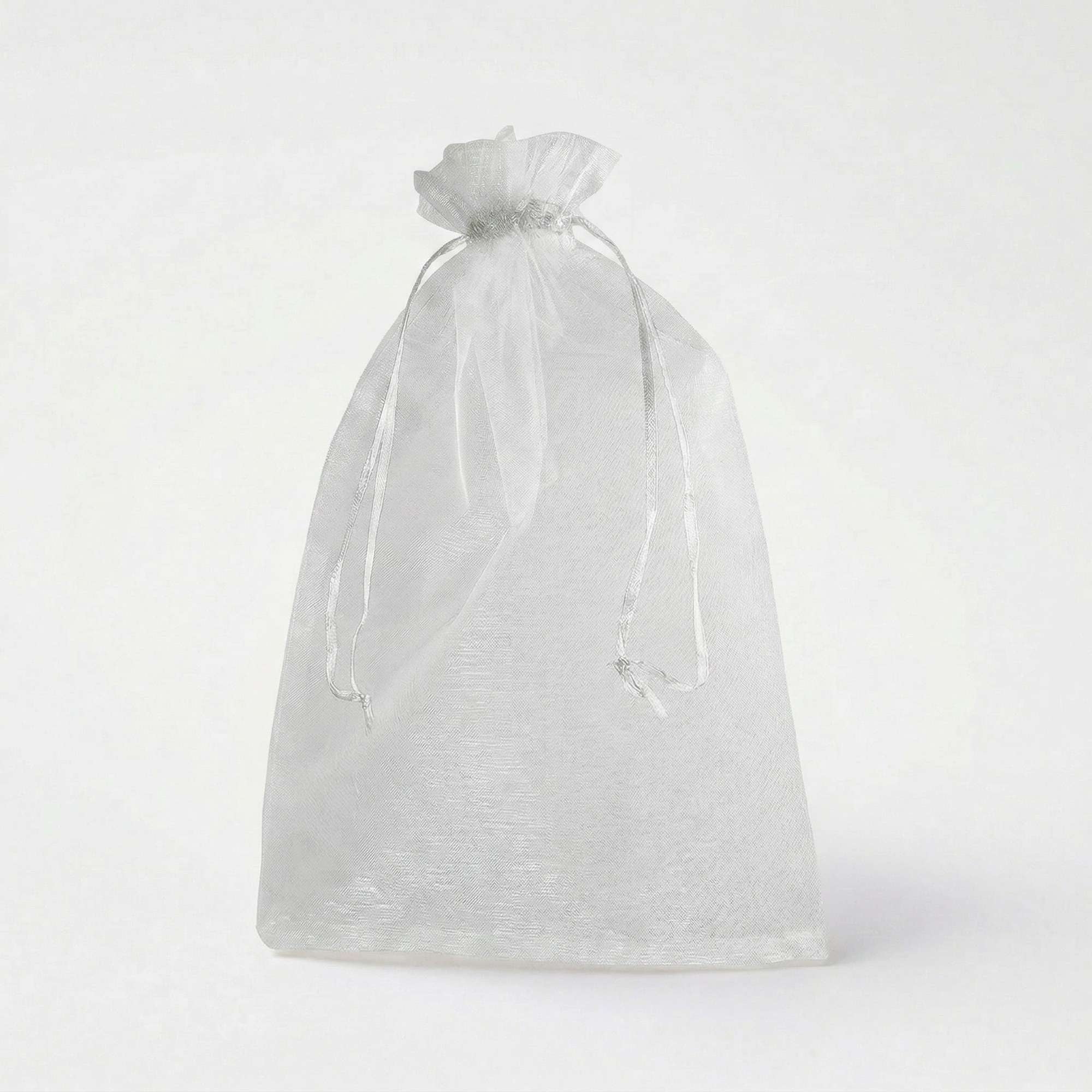 Silver Grey Organza Bag - 300 x 200mm