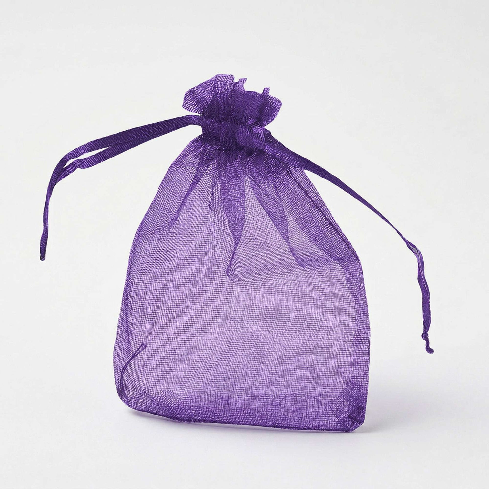 Purple Organza Bag - 90 x 70mm