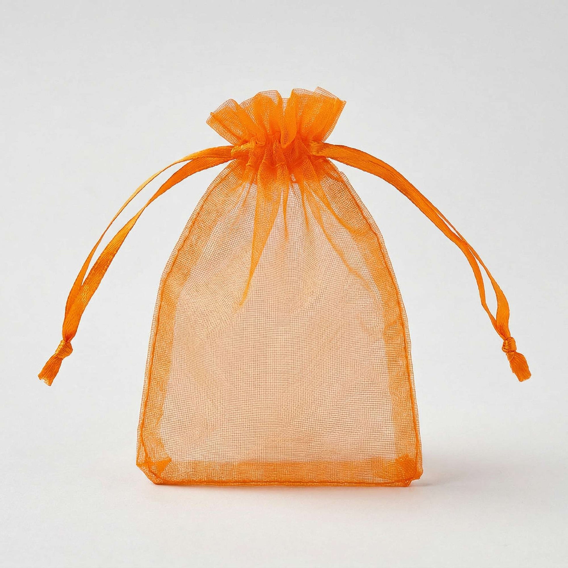 Orange Organza Bag - 90 x 70mm