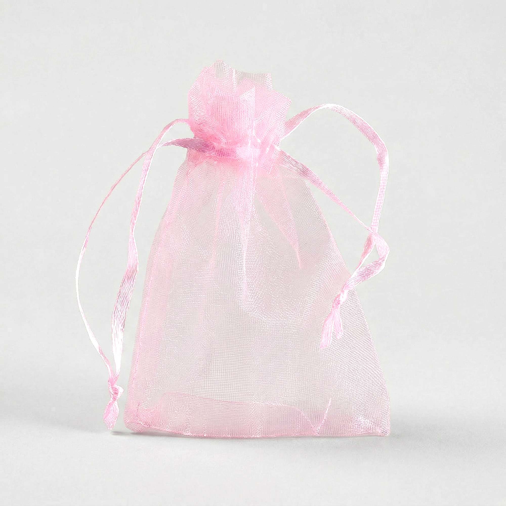 Pink Organza Bag - 90 x 70mm