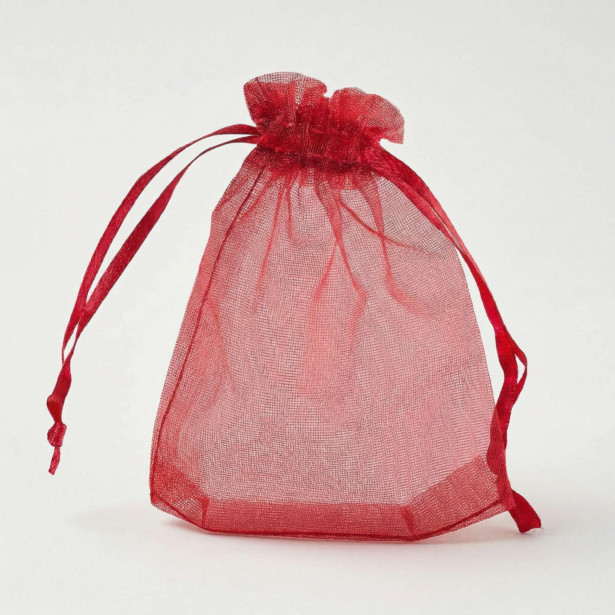 Red Organza Bag - 90 x 70mm