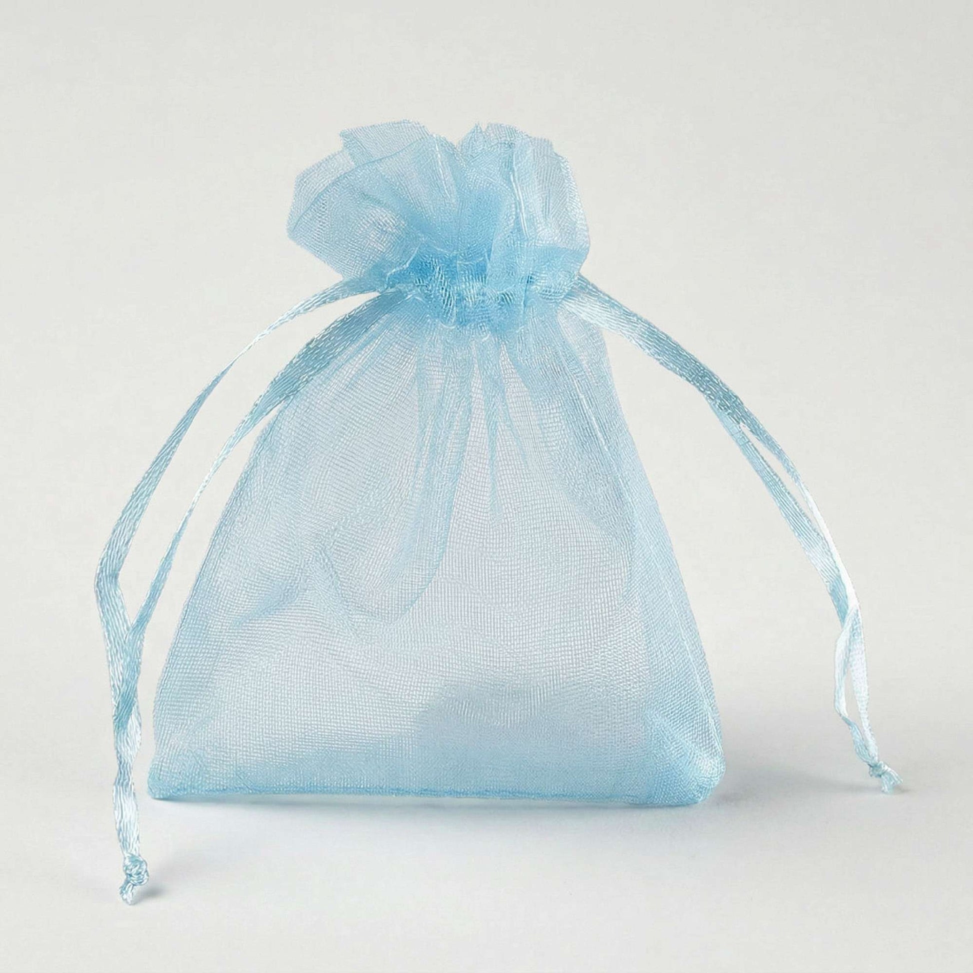 Blue Organza Bag - 90 x 70mm