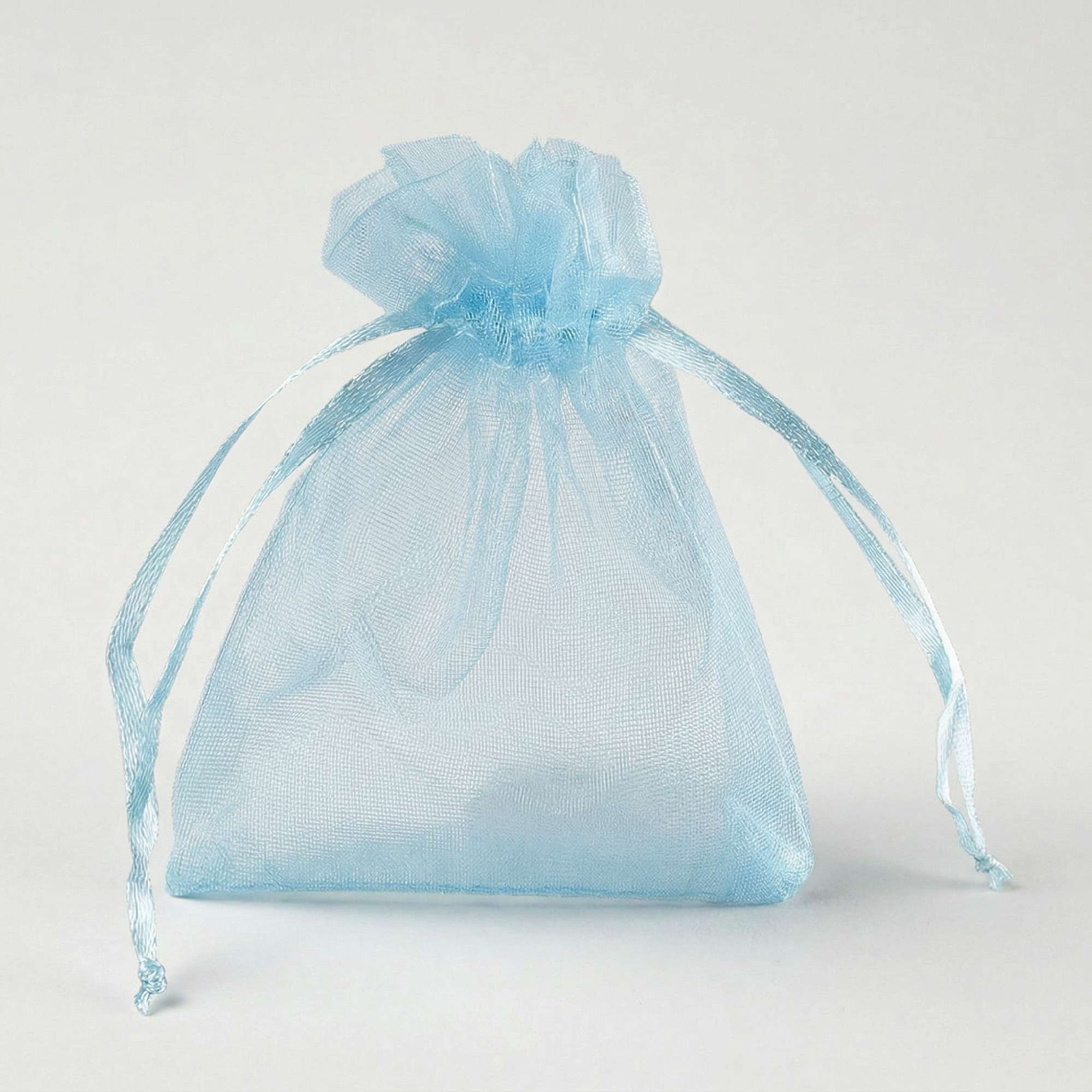 Blue Organza Bag - 90 x 70mm