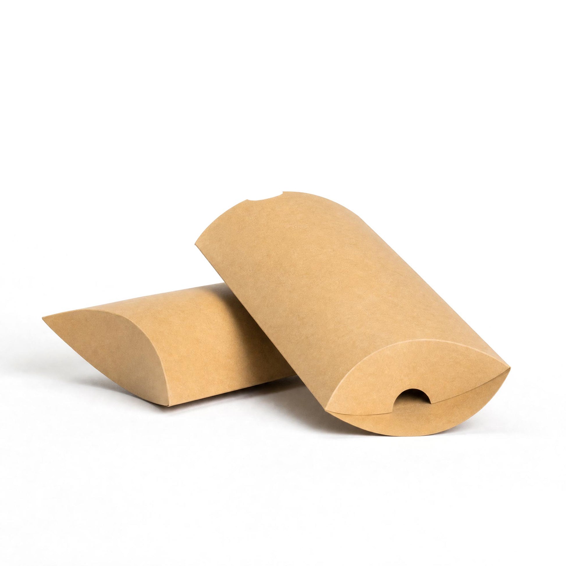 Manila Kraft Pillow Boxes - Without Window DL - 110 x 220mm