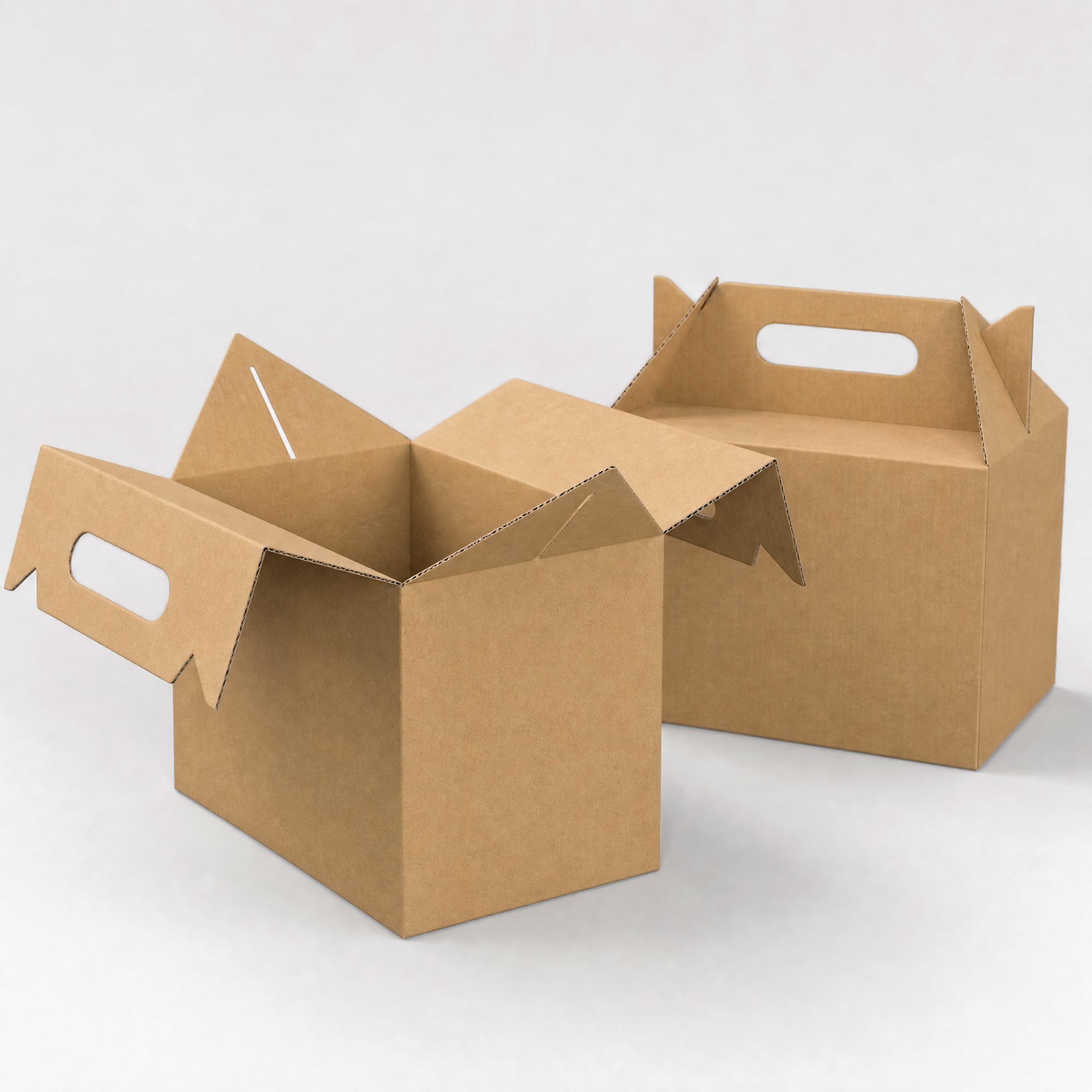 Picnic Boxes - Brown 240 x 160 x 180mm
