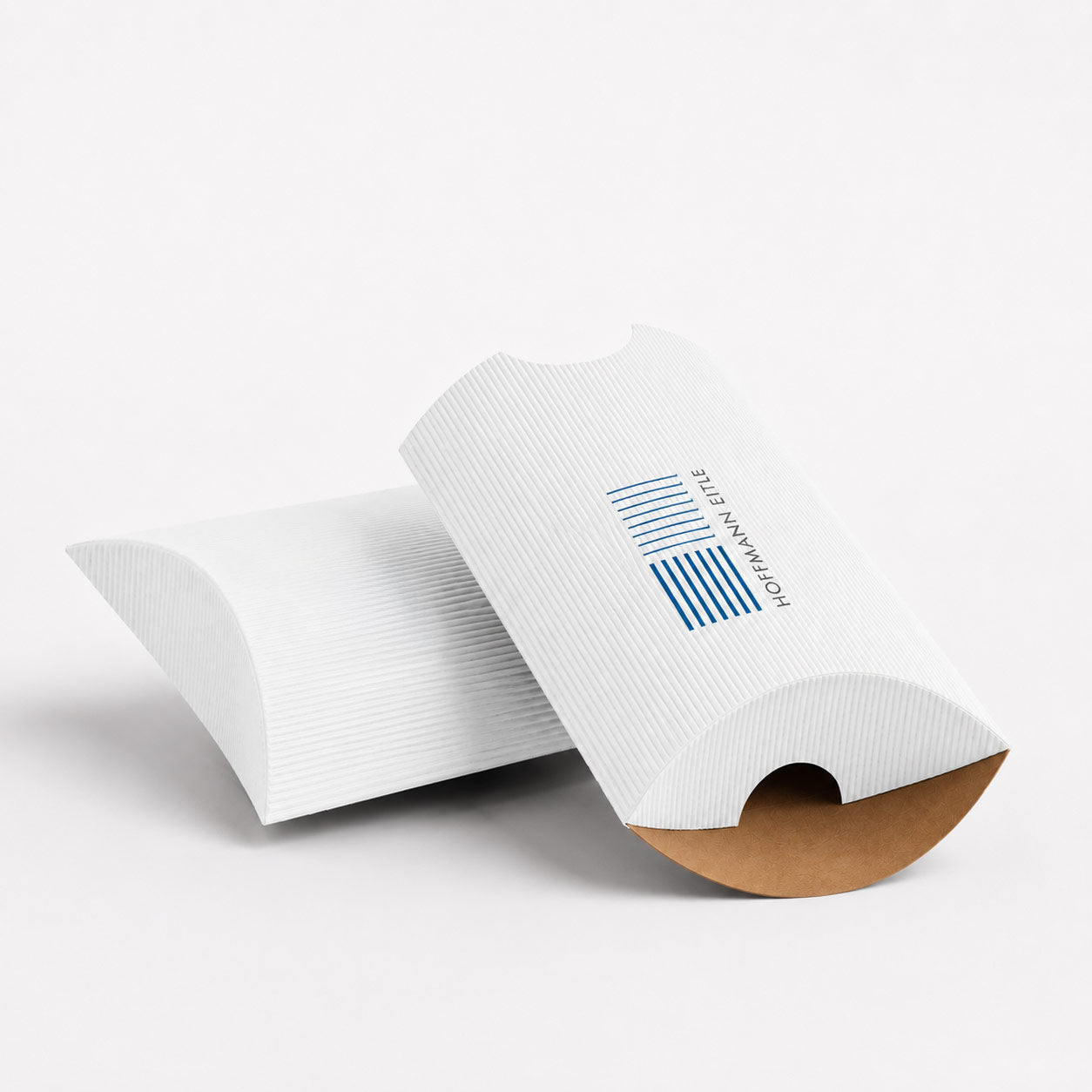 White product with wooden base and branded logo on a white background