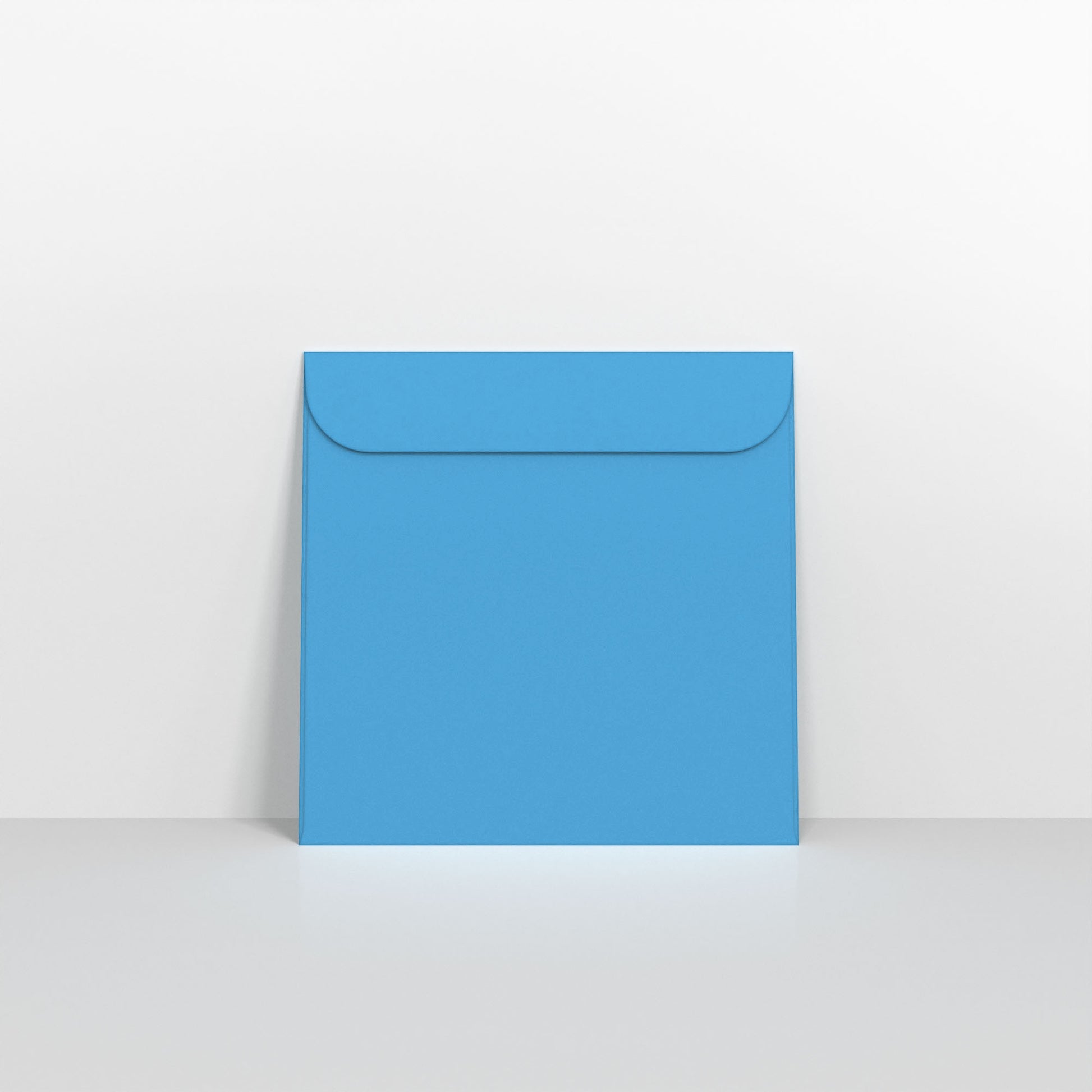 Blue Coloured Peel and Seal Envelopes - Without Window Square - 126 x 126mm