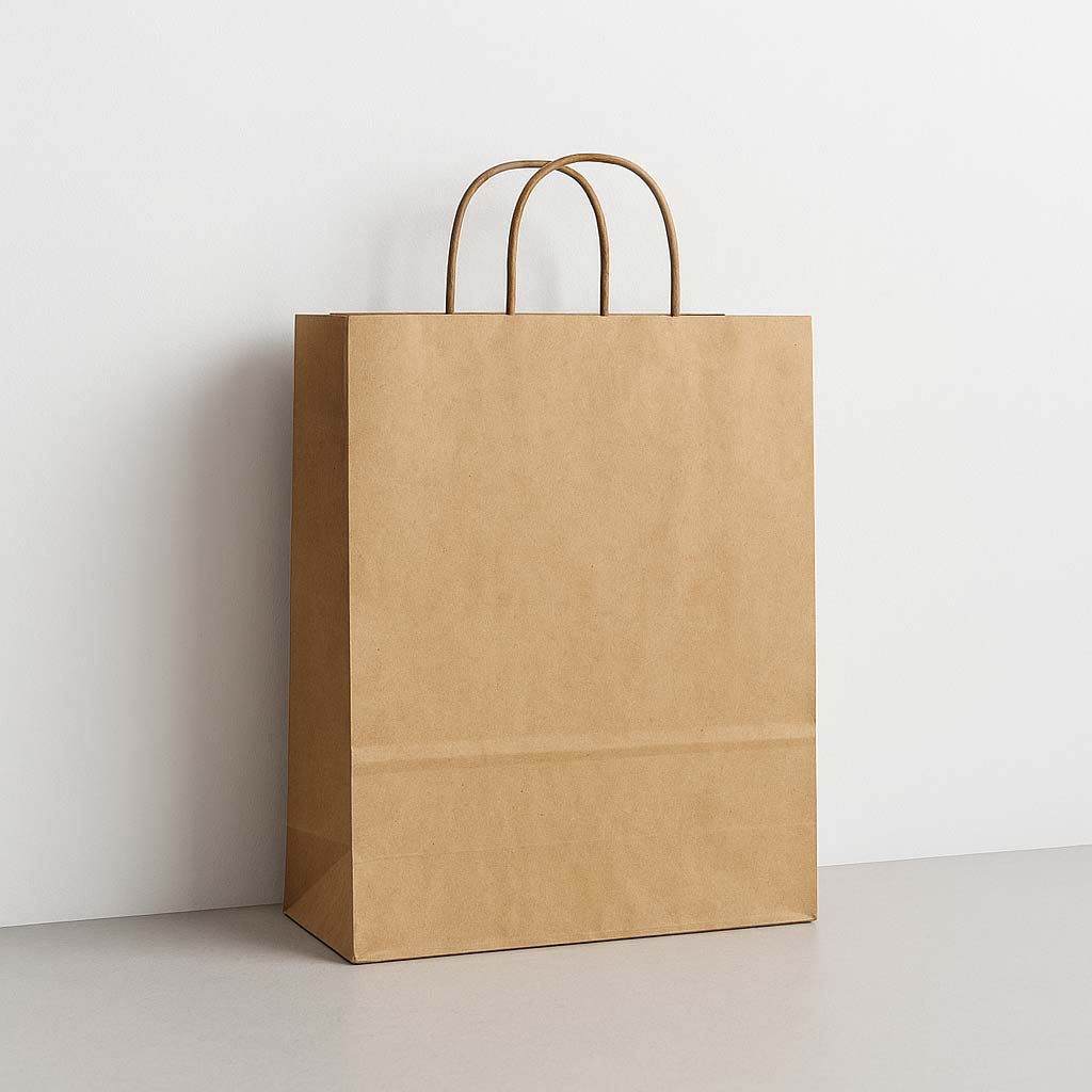 Twist Handle Paper Bag - Manila 250 x 350 x 120mm