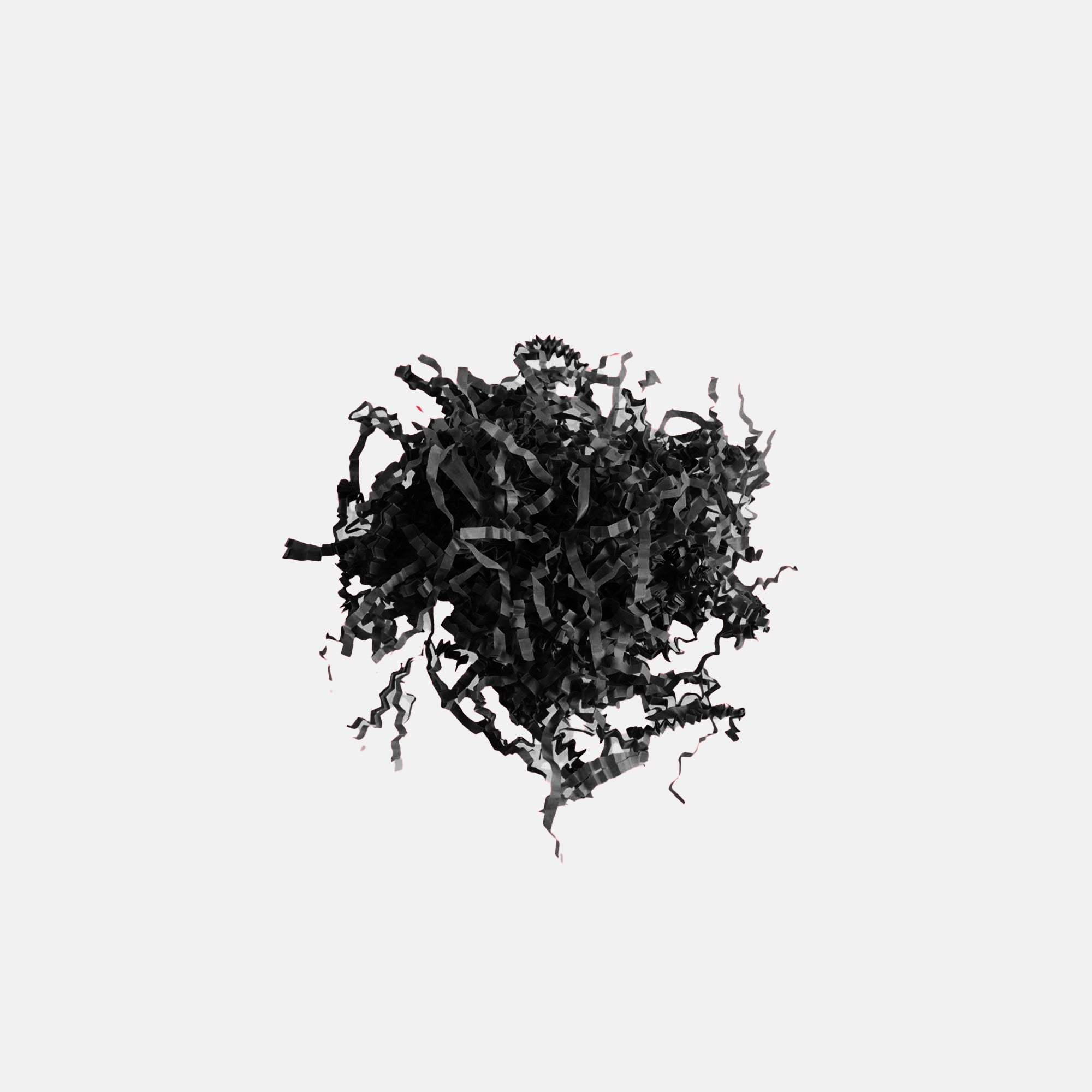Zig Zag Shredded Packing Paper - 250g Black