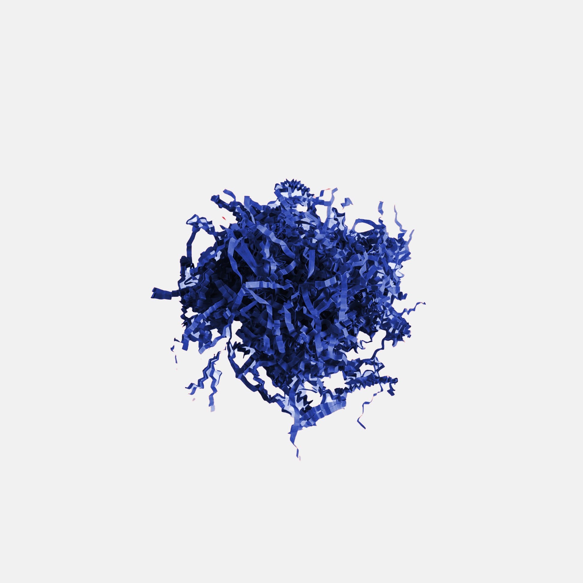 Zig Zag Shredded Packing Paper - 250g Cobalt Blue