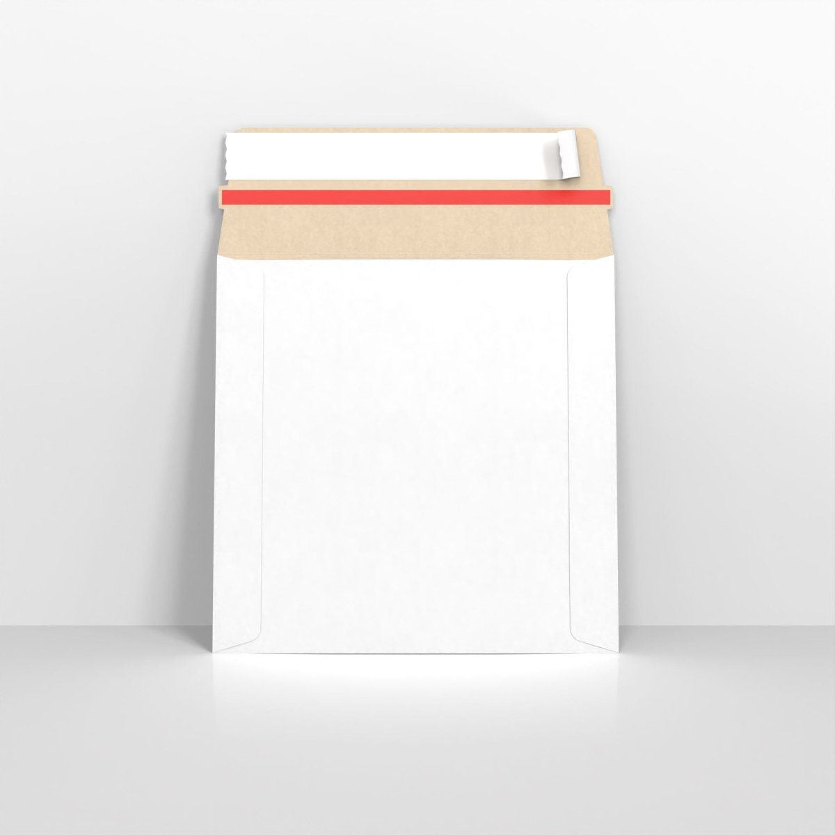 White All Board Envelopes - Pocket Without Window Square - 125 x 125mm