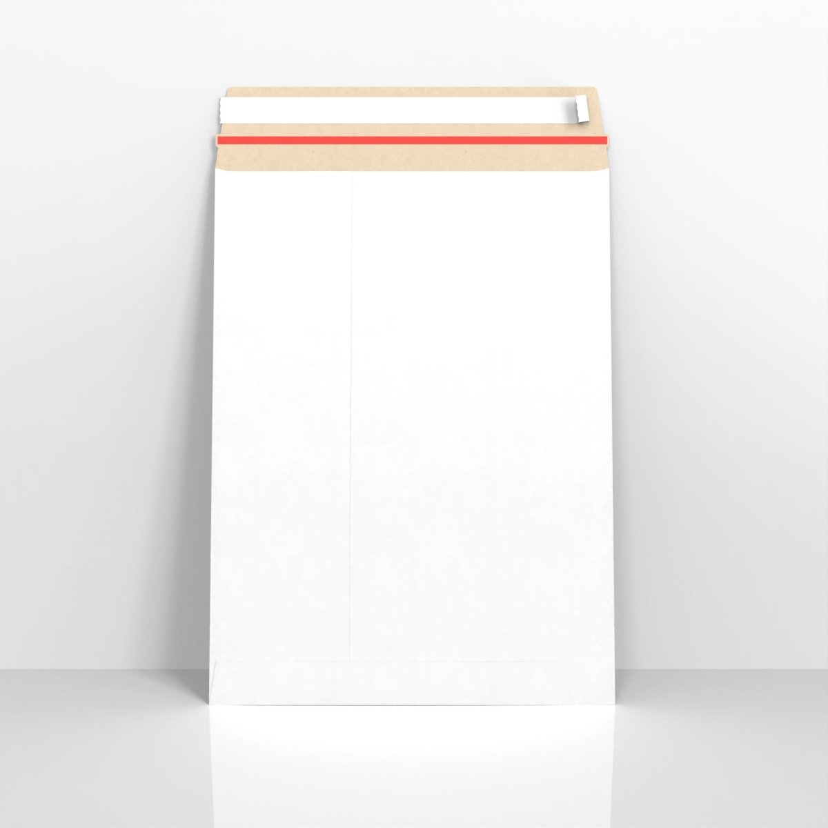 White All Board Envelopes - Pocket Without Window