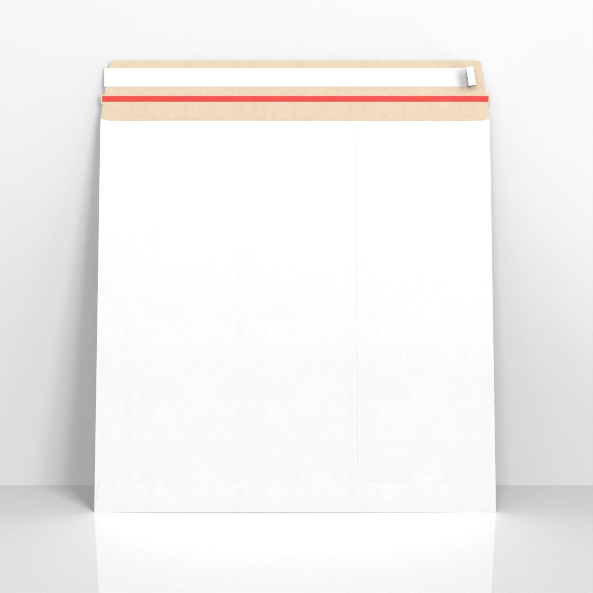 White All Board Envelopes - Pocket Without Window Square - 340 x 340mm