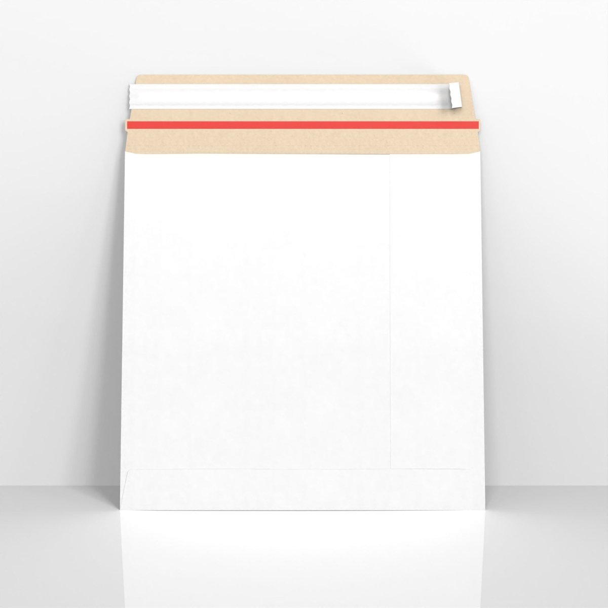 White All Board Envelopes - Pocket Without Window Square - 220 x 220mm